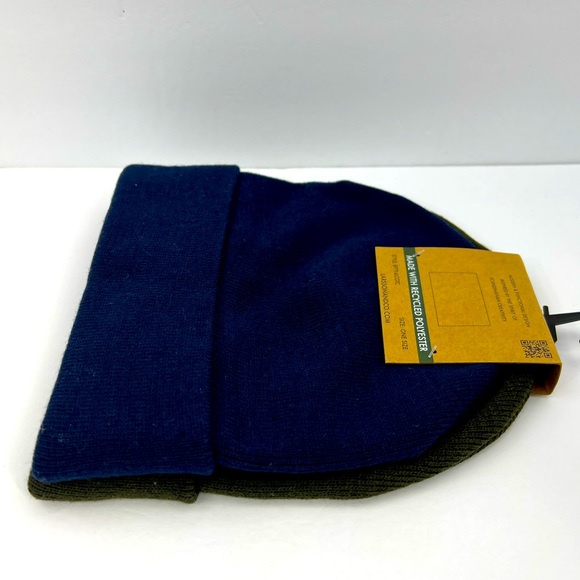 LARSSON & CO SPIRIT OF SCANDINAVIA, BEANIE SET, OLIVE GREEN & NAVY BLUE,ONE SIZE - Picture 10 of 14